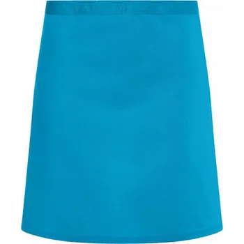Kuchyňská zástěra Karlowsky Základní krátká číšnická zástěra v mnoha odstínech Barva: modrá tyrkysová (ca. Pantone 639C), Velikost: 70 x 55 cm KY047