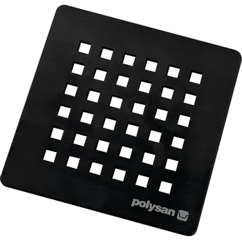 Umyvadlo Polysan FLEXIA čtvercová krytka sifonu, černá