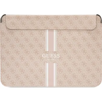 brašna na notebook Guess PU 4G Printed Stripes Computer Sleeve 13/14" růžový Guess PU 4G Printed Stripes Computer Sleeve je perfektní obal pro notebook s úhlopříčkou displeje až do 13/14"