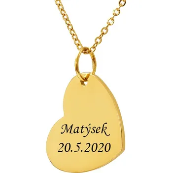 Přívěsek AE True Love zlatý