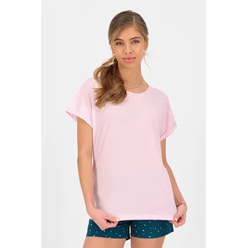 Dámské tričko Tričko Alife and Kickin MALAIKAAK A Pink Diamond Melange velikost L