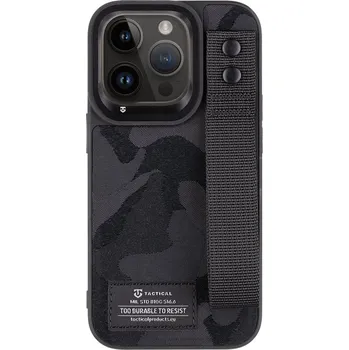 Telefonní příslušenství Tactical Camo Troop Drag Strap Kryt pro Apple iPhone 14 Pro Black Chraň svůj telefon, aniž bys obětoval styl. Tactical Camo Troop umí obojí.