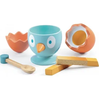 Dřevěná hračka Djeco - Dřevěná hračka - Vejce do skla