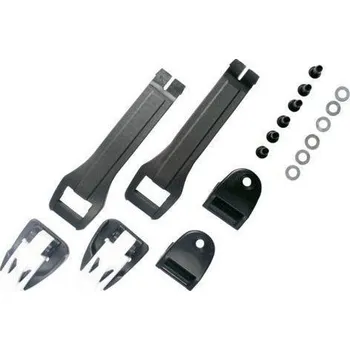 Moto obuv Sada pásků a PU přezek TCX COMP KID 2LEMA 2 pásky a 2 PU přezky - černo/bílé