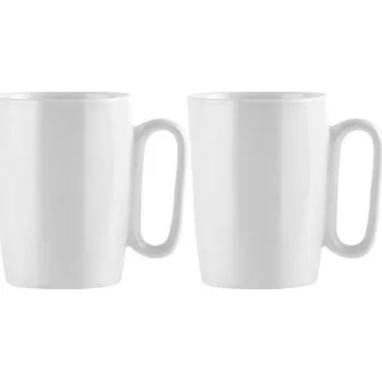 Sada 2 keramických hrnků, 250 ml, bílé, FUORI 30145