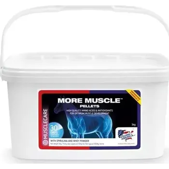 Krmivo pro koně Equine America More Muscle Pellets pro budovaní svalové hmoty 3kg