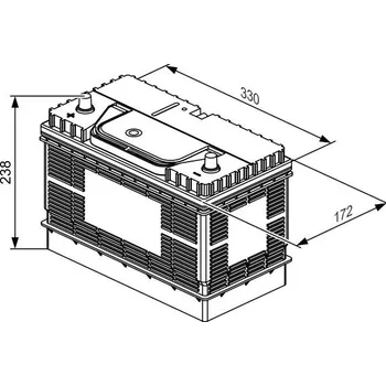 Autobaterie startovací baterie BOSCH 0 092 L40 340
