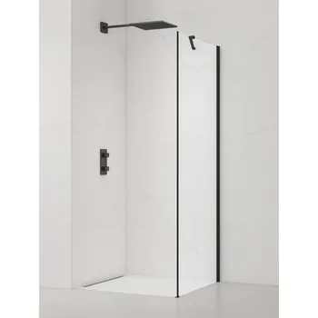 Pevná stěna k SIKOSK 970*1950, černá SATSTENASK100C