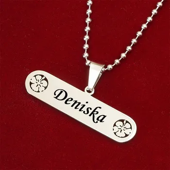 Přívěsek Přívěsek s řetízkem z chirurgické oceli Flower horizontal