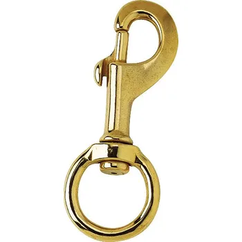 Síť na seno Mosazná karabina kulatá 30mm