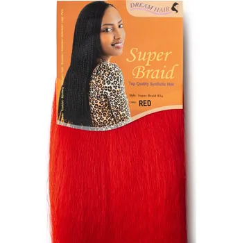 Příčesek Super Braid 100% Jumbo Braid Kanekalon RED