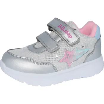 Dívčí obuv D.D.step dívčí tenisky F083-41304CM Barva: stříbrná, Velikost: 31