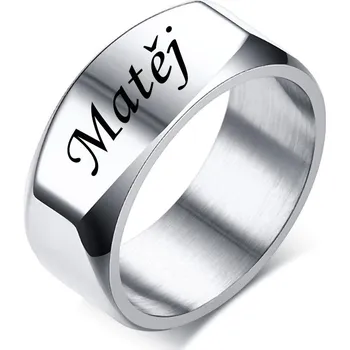 Prsten Prsten Rubic ocel