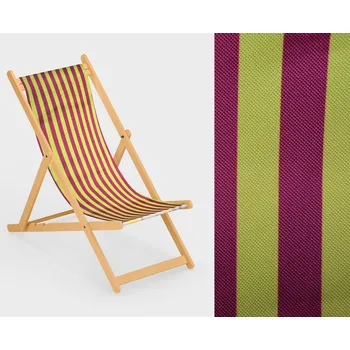 Lehátkovina šíře 44 cm s potiskem zelených a vínových pruhů LH28