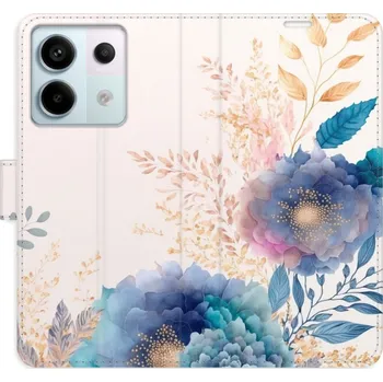 Pouzdro na mobilní telefon Flipové pouzdro iSaprio - Ornamental Flowers 03 - Xiaomi Redmi Note 13 Pro+ 5G