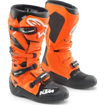 Moto obuv Boty ALPINESTARS TECH 7 MX, KTM (černá/oranžová) 2025 42