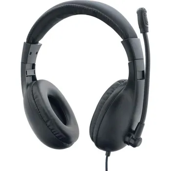 Sluchátka DeTech Drátový headset X2020 s mikrofonem - černá Pohodlná a lehká náhlavní sluchátka vhodná k hovorům s přáteli, při hraní her, při poslechu hudby anebo při práci v kanceláři. Sluchátka jsou vybaven