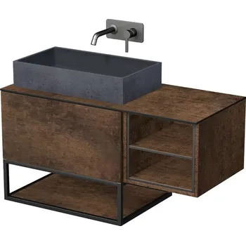 Koupelnový nábytek OXO um.skř. 110,Z70 levá, měď OXO110L701ZKDSM