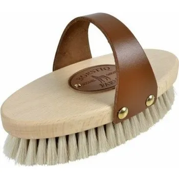 Čištění pro koně Měkký kartáč BORSTIQ "GOATHAIR" - velký