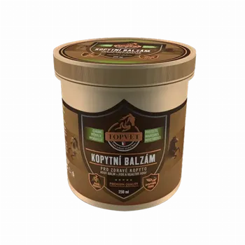 Kosmetika pro koně Kopytní balzám pro zdravé kopyto TopVet 250 ml