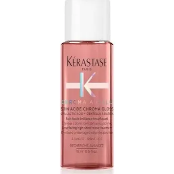 Vlasová regenerace Kérastase Chroma Absolu Soin Acie Chroma Gloss Travel Size - Regenerační oplachová kúra pro lesk vlasů 15 ml Cestovní balení