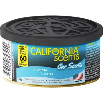 Vůně do auta California Car Scents - Fresh Linen - Čerstvé vypráno