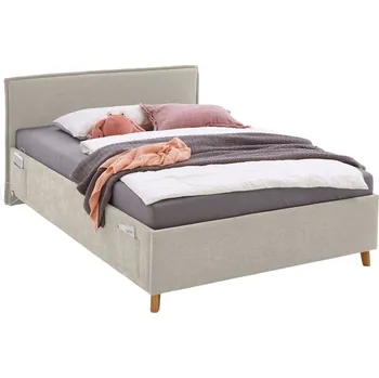 Dětská postel Béžová čalouněná postel Meise Möbel Fun 120 x 200 cm