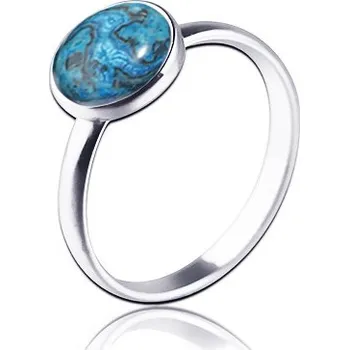 Prsten NUBIS® Stříbrný prsten Orchid stone - velikost 54 - NBP89-54