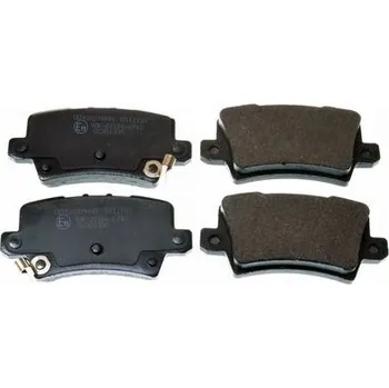 Brzdový systém Sada brzdových destiček, kotoučová brzda DENCKERMANN B111183