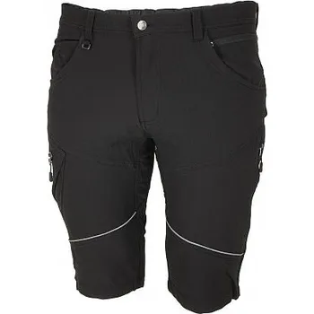 Pánské oblečení Oudoorové strečové kraťasy ProMacher FOBOS SHORTS BLACK, černé P81005
