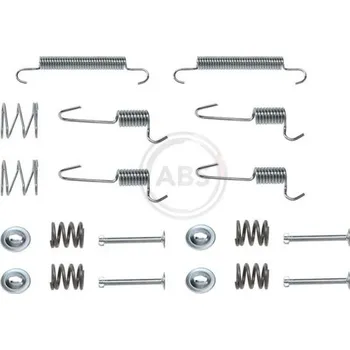 Brzdová čelist Sada příslušenství, parkovací brzdové čelisti A.B.S. 0008Q