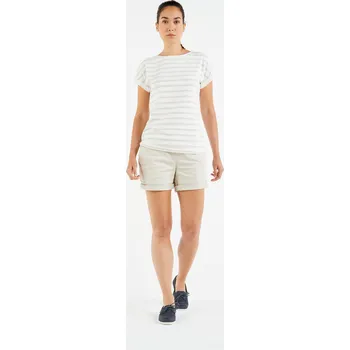 Dámské kraťasy TRIBORD Dámské kraťasy na plavbu Sailing 100 XL BÉŽOVÁ