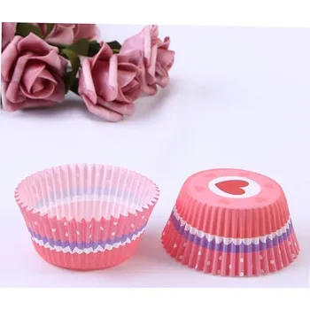 Adge Valentýnské košíčky na mini muffiny 5cm x 3 cm (100 ks)