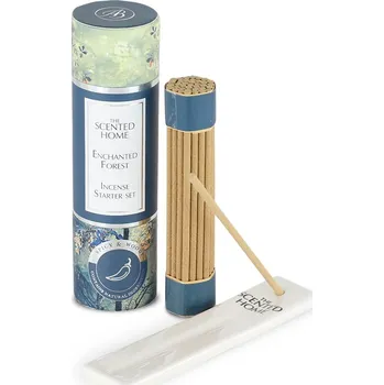 Osvěžovač vzduchu ASHLEIGH & BURWOOD Sada vonných tyčinek mini s keramickým stojanem ENCHANTED FOREST 12 cm