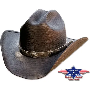 Jezdecké oblečení Westernový klobouk Bronx slaměný S