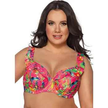 Dámské plavky PLAVKOVÁ PODPRSENKA SK 192 MALINOVÝ PŘÍVĚSEK MALINOVÉ KOUZLO 65D