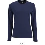 SOL'S 25.2075 – dámské tričko s dlouhým rukávem navy - S