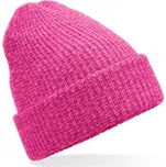 Beechfield Pletená čepice B396R Bright Pink one size