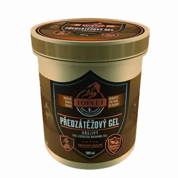 Kosmetika pro koně Předzátěžový gel hřejivý TopVet 2700 ml