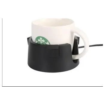 Ohřívač nápojů Držák a ohřívač nápojů s USB Ama - černá