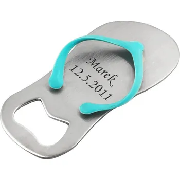 Otvírák Kovový otvírák Dětská žabička modrá