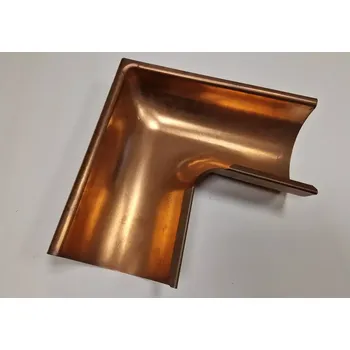 okap Měděný vnější roh žlabu 285 lis.