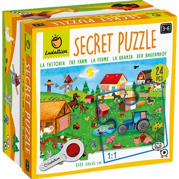 Ludattica - Secret Puzzle s lupou, Farma