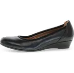 GABOR Dámské černé kožené lodičky na klínku 02.690.57-245 Velikost 38