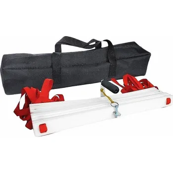 Žebřík agility frekvenční 6 m bílý