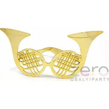 Karnevalový doplněk Brýle party 'Pozouny'