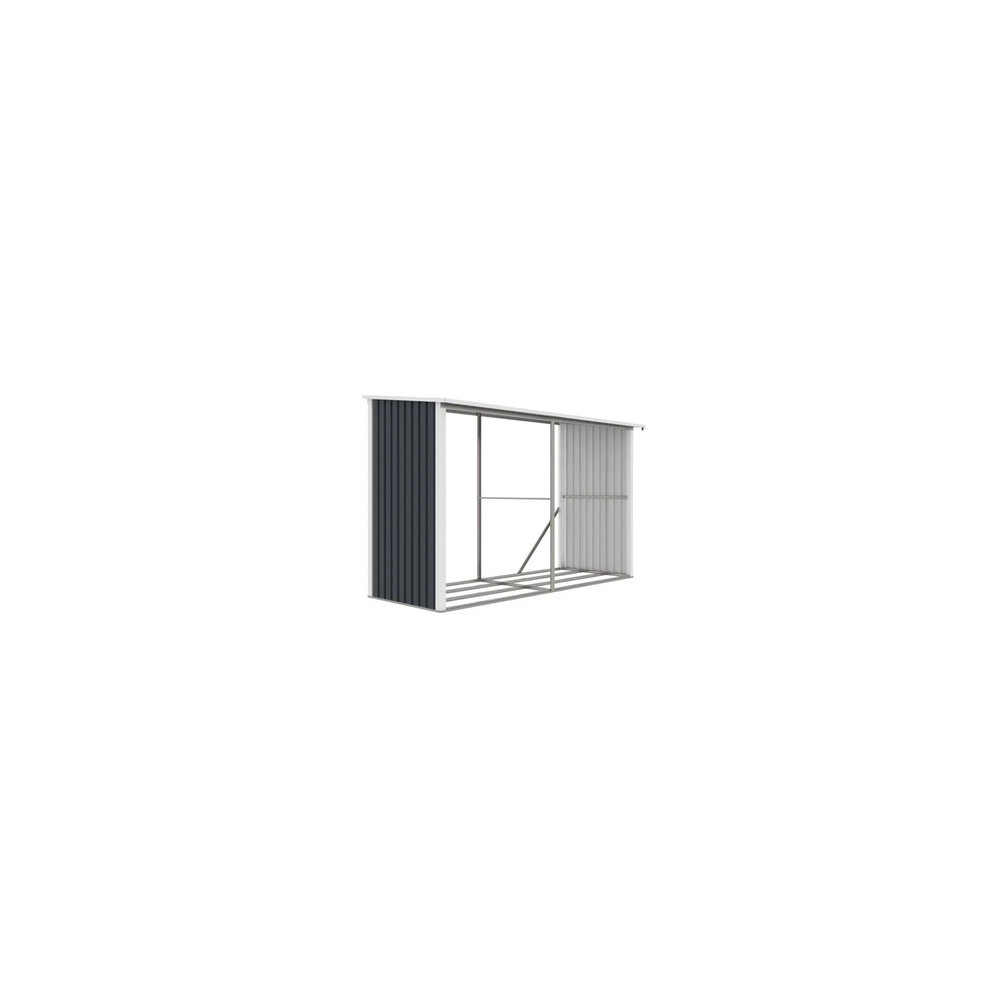 Fotografie 1 - Dřevník G21 WOH 682 3,02 x 1,19 x 1,9 m antracit