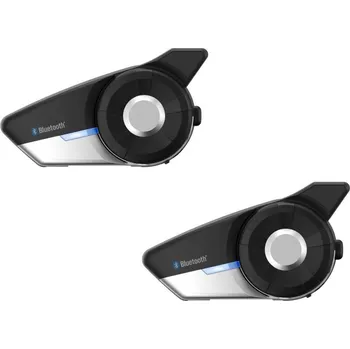 Interkom na motorku Bluetooth handsfree headset 20S EVO (dosah 2 km), SENA (sada 2 jednotek)