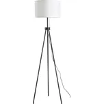HOMCOM Stojací lampa trojnožka, černá-bílá, 152 cm B31-187V90