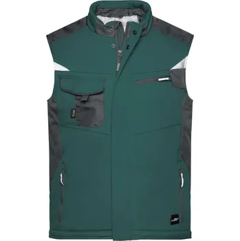 Pánská vesta James Nicholson Pracovní zimní softshellová vesta - Strong JN 825